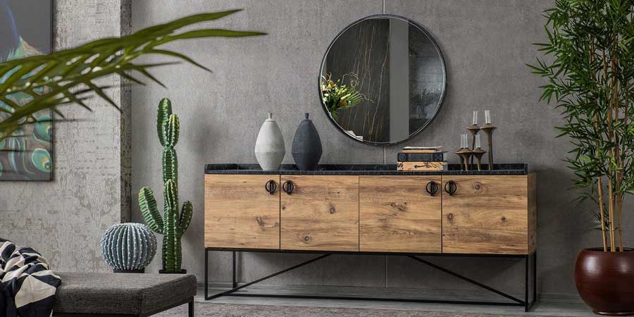 HigerHome.com - خرید آینه کنسول مدرن - موبایل