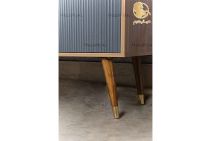 HigerHome.com - آینه کنسول چوبی جدید آلوین