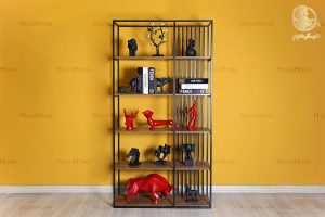 ویترین فلزی مدرن با طبقات چوبی VCF 290