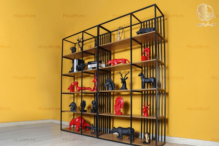 ویترین فلزی مدرن با طبقات چوبی VCF 290