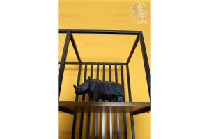 ویترین فلزی مدرن با طبقات چوبی VCF 290