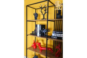 ویترین فلزی مدرن با طبقات چوبی VCF 290