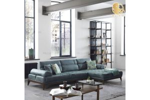 HigerHome.com - ویترین فلزی مدرن با طبقات چوبی VCF 290 ژورنالی