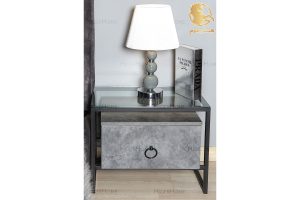 HigerHome.com - پاتختی سرویس خواب دو نفره جدید زبرا با تخت جدید