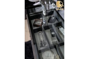 HigerHome.com - میز آرایش تقسیم بندی شده سرویس خواب دو نفره جدید زبرا با تخت جدید