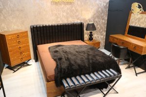 HigerHome.com - سرویس خواب چوبی دو نفره مدرن پینو