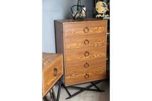 HigerHome.com - سرویس خواب چوبی دو نفره مدرن پینو