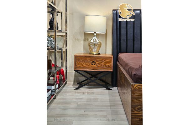 HigerHome.com - سرویس خواب چوبی دو نفره مدرن پینو