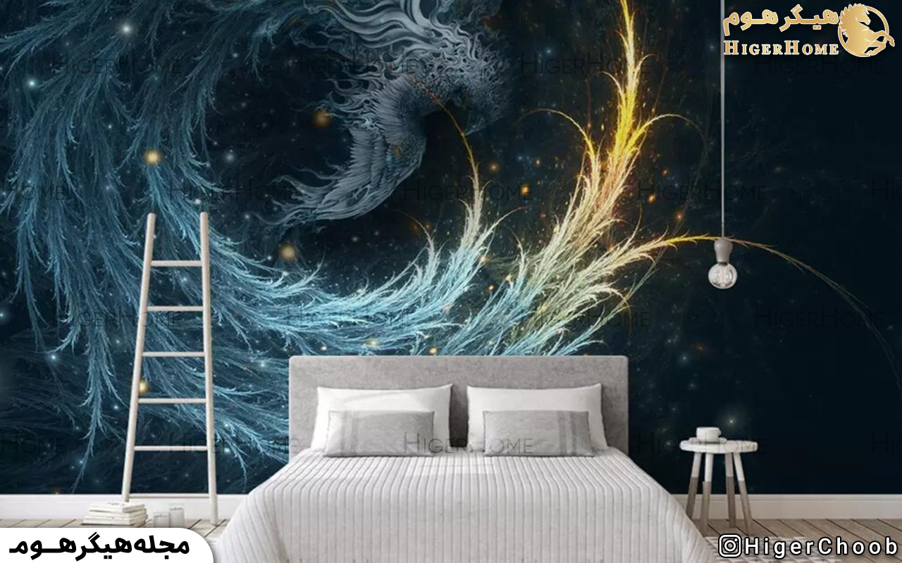 HigerHome.com--کاغذ-دیواری-سه-بعدی-طرح-فانتزی