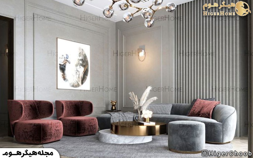 HigerHome.com - ترکیب رنگ مبل راحتی