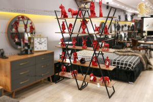 HigerHome.com - ویترین چوب و فلز VCF 330