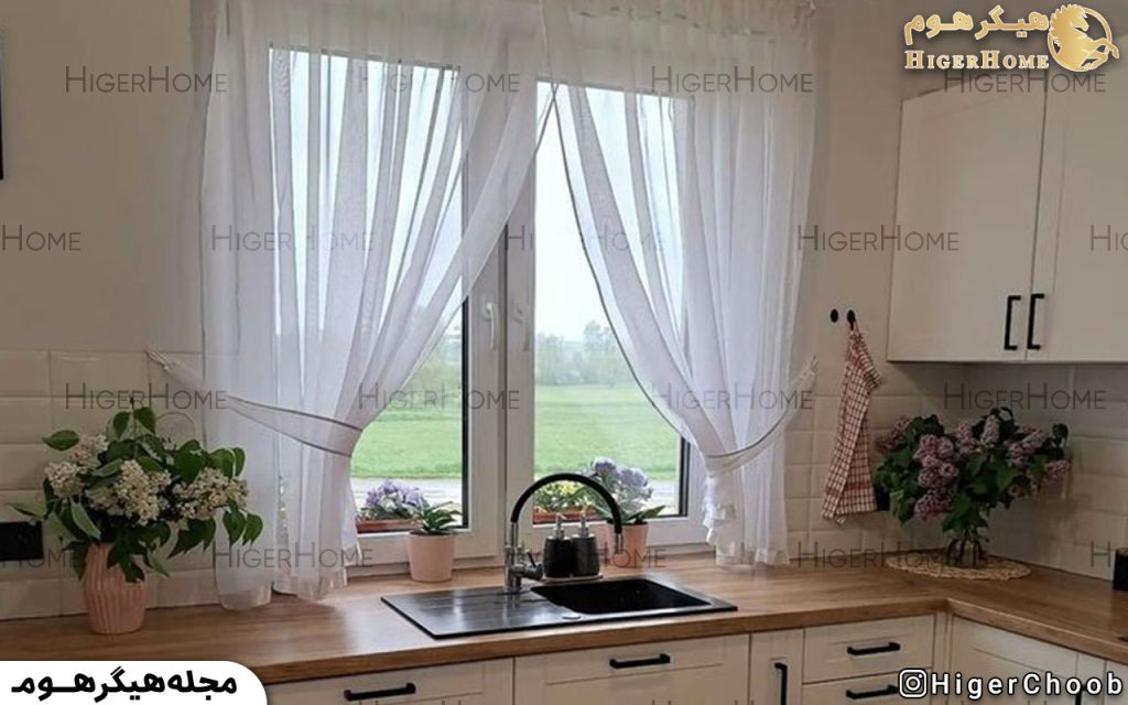 HigerHome.com - پرده آشپزخانه