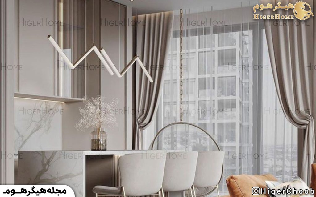 HigerHome.com - پرده آشپزخانه