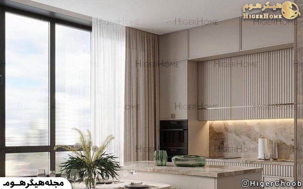 HigerHome.com - پرده آشپزخانه