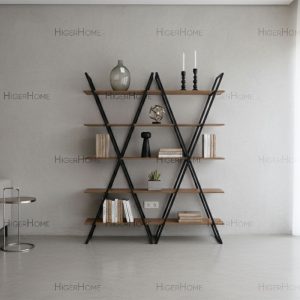 ویترین مدرن چوب و فلز VCF 330