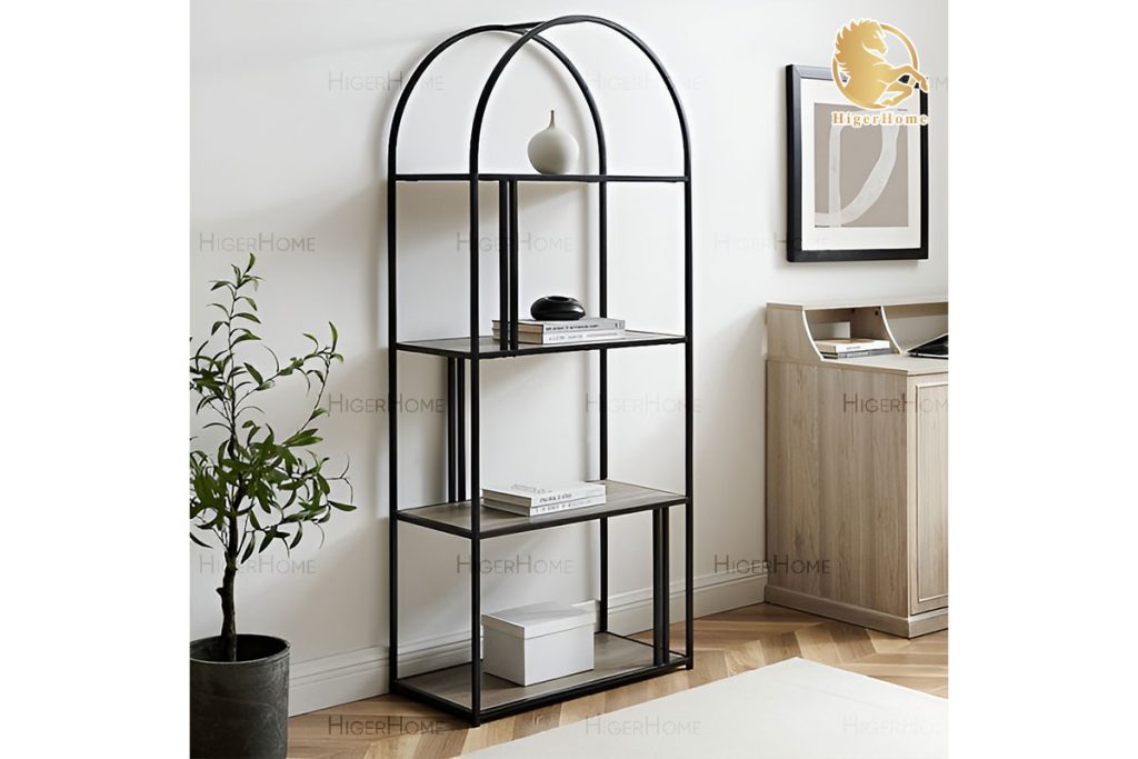 HIGERHOME.COM ویترین چوب و فلز مدرن VCF 390