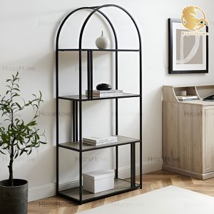 HIGERHOME.COM ویترین چوب و فلز مدرن VCF 390