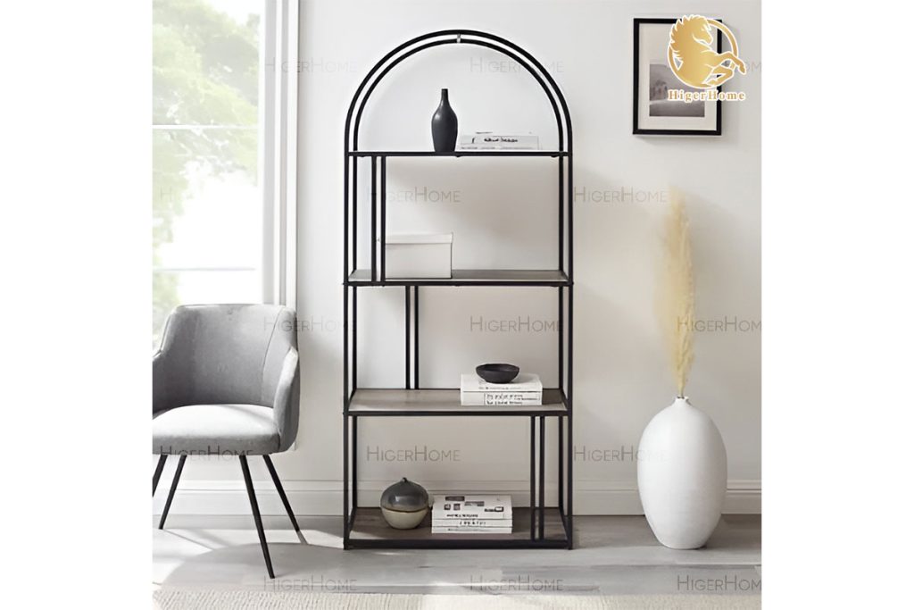 HIGERHOME.COM ویترین چوب و فلز مدرن VCF 390 (2)