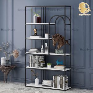 HigerHome.com ویترین مدرن چوب و فلز VCF 410