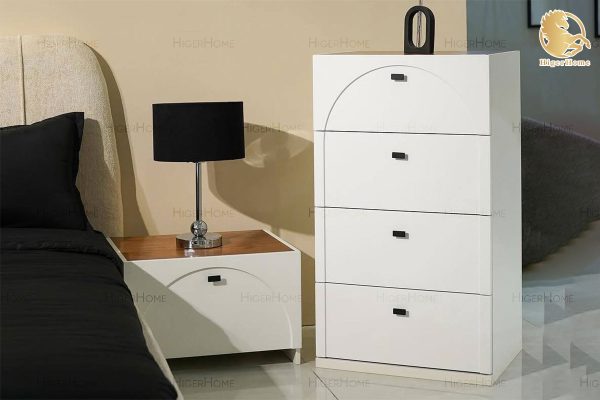 HigerHome.com - سرویس خواب دونفره مالاگا سفید
