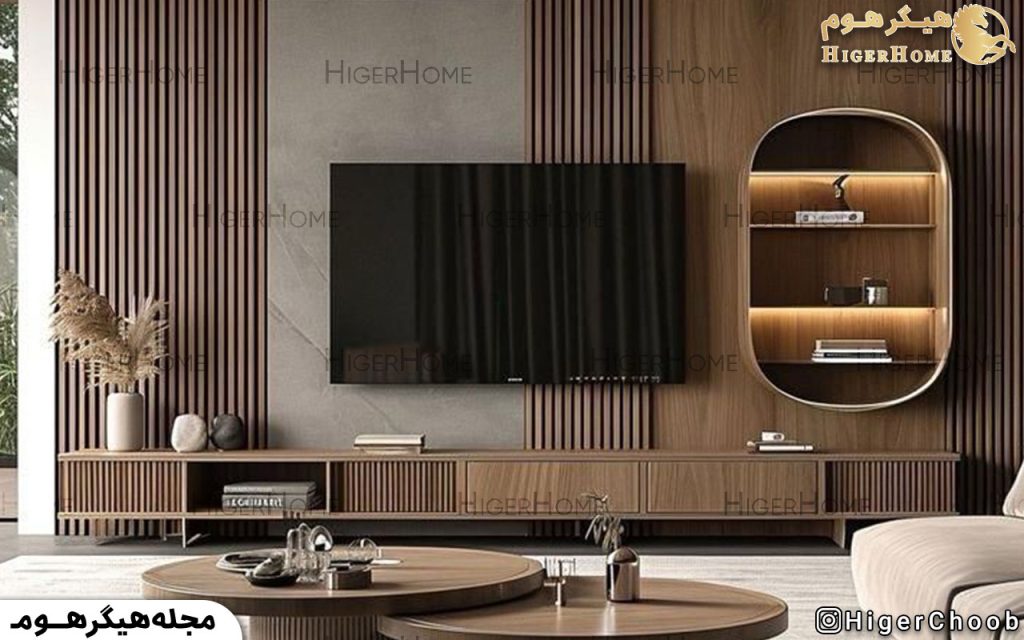 HigerHome.com - بهترین رنگ برای میز تلویزیون