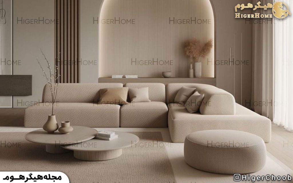 HigerHome.com - جلومبلی مناسب با مبل ال