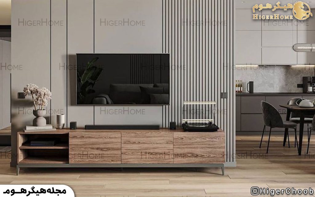 HigerHome.com - ارتفاع میز تلویزیون از زمین