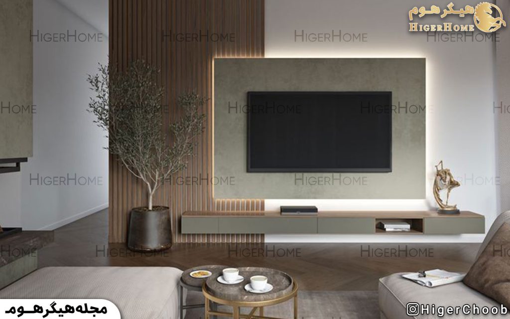 HigerHome.com - ارتفاع میز تلویزیون از زمین