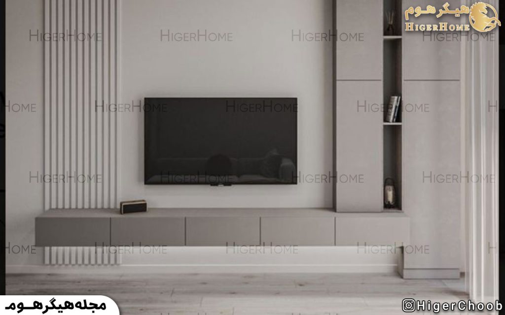 HigerHome.com - ارتفاع میز تلویزیون از زمین