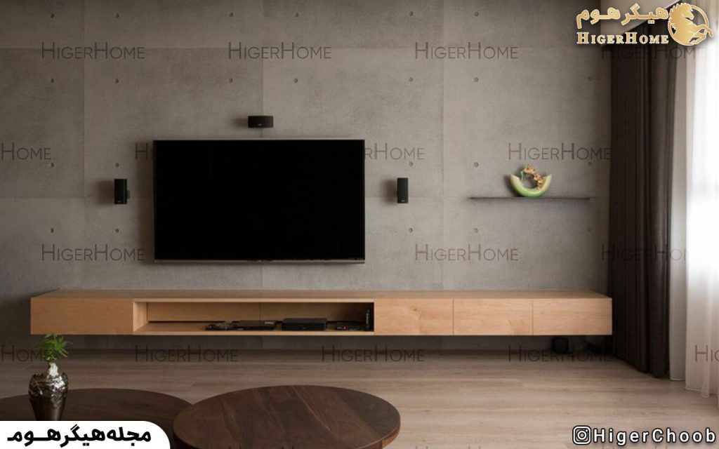 HigerHome.com - ارتفاع میز تلویزیون از زمین