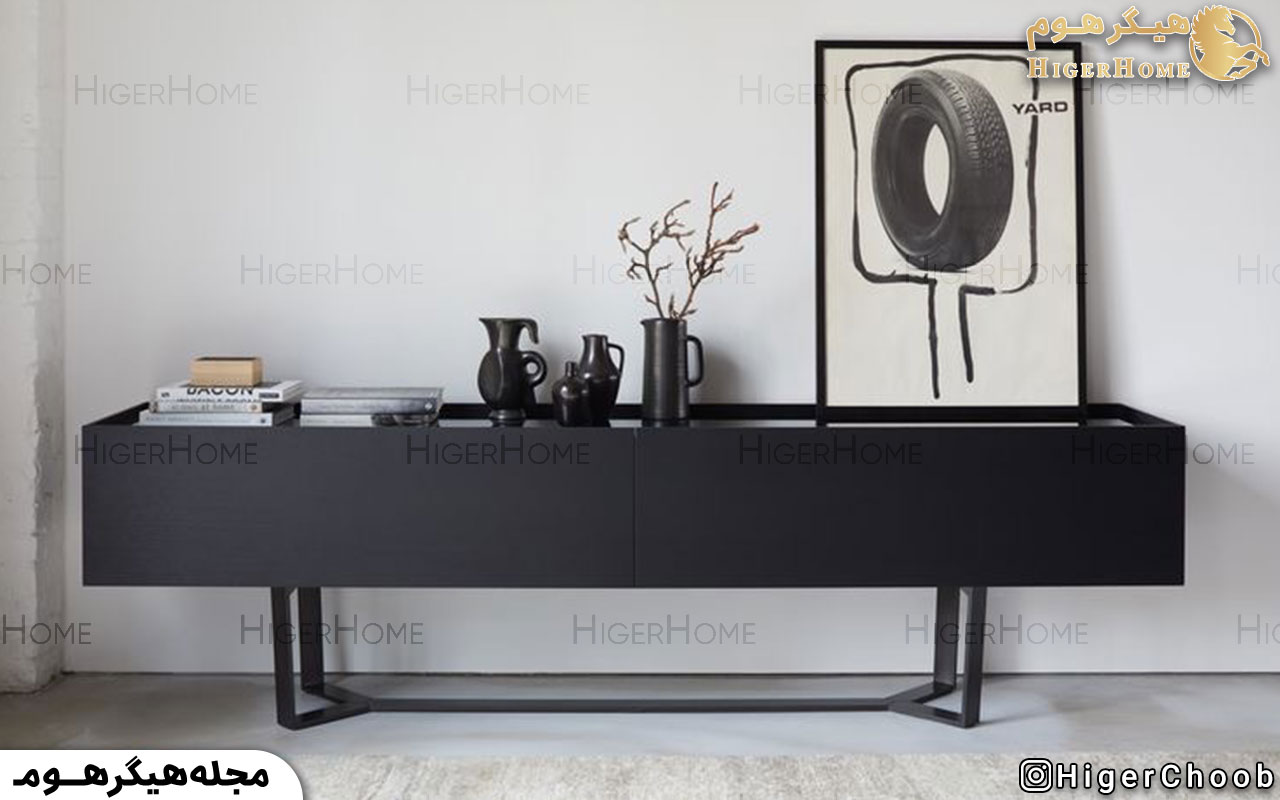 HigerHome.com - آینه و کنسول چوبی