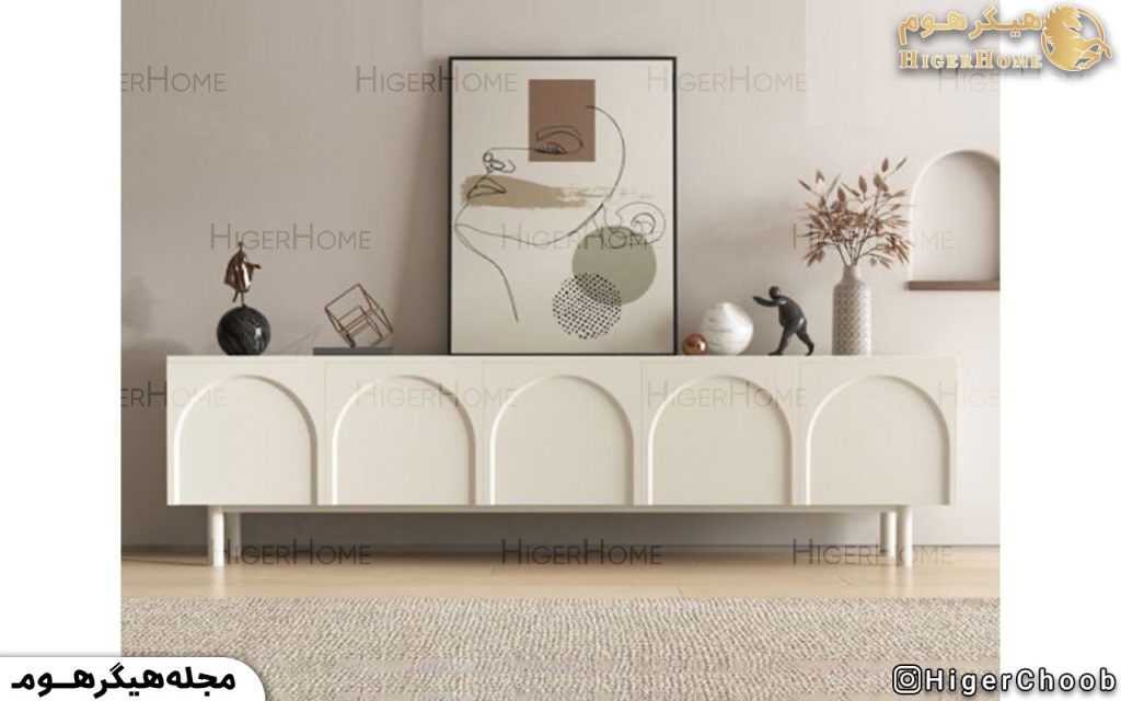 HigerHome.com - آینه و کنسول چوبی