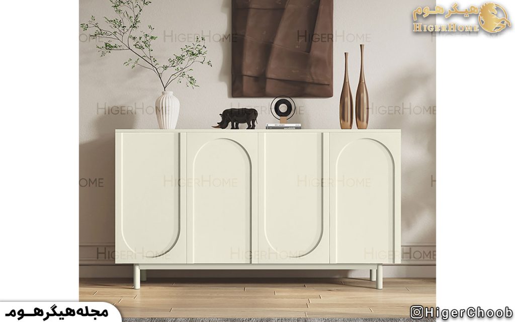 HigerHome.com - آینه و کنسول چوبی