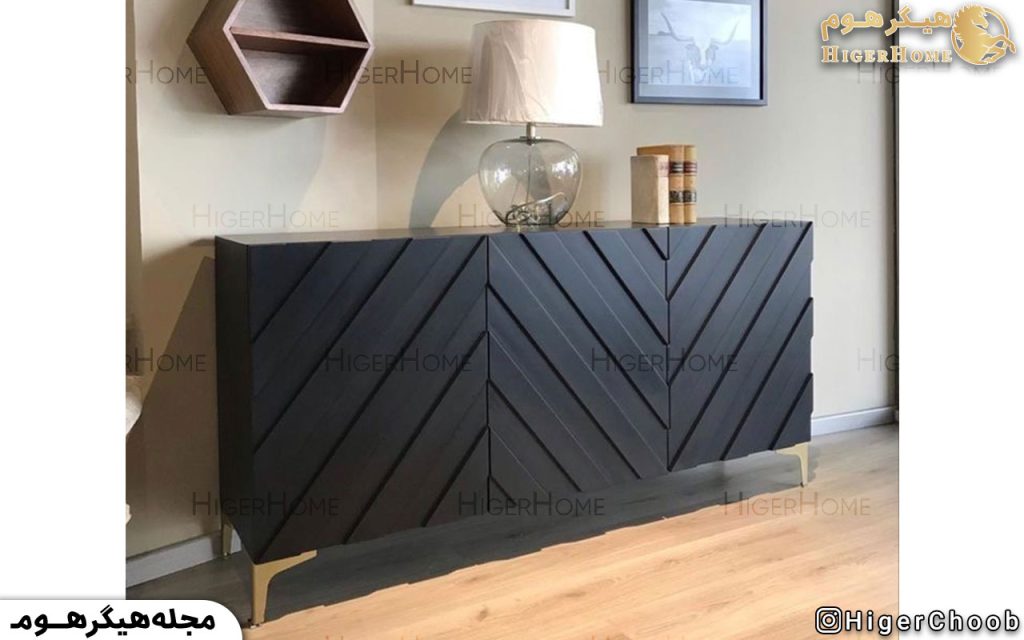 HigerHome.com - آینه و کنسول چوبی