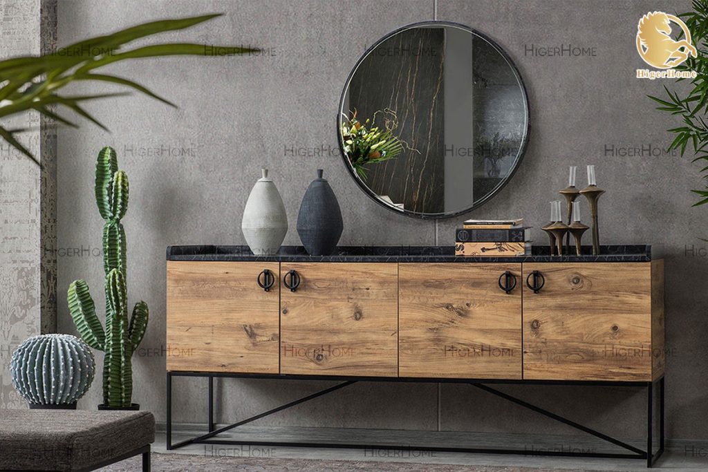 HigerHome.com آینه کنسول مدرن لافت