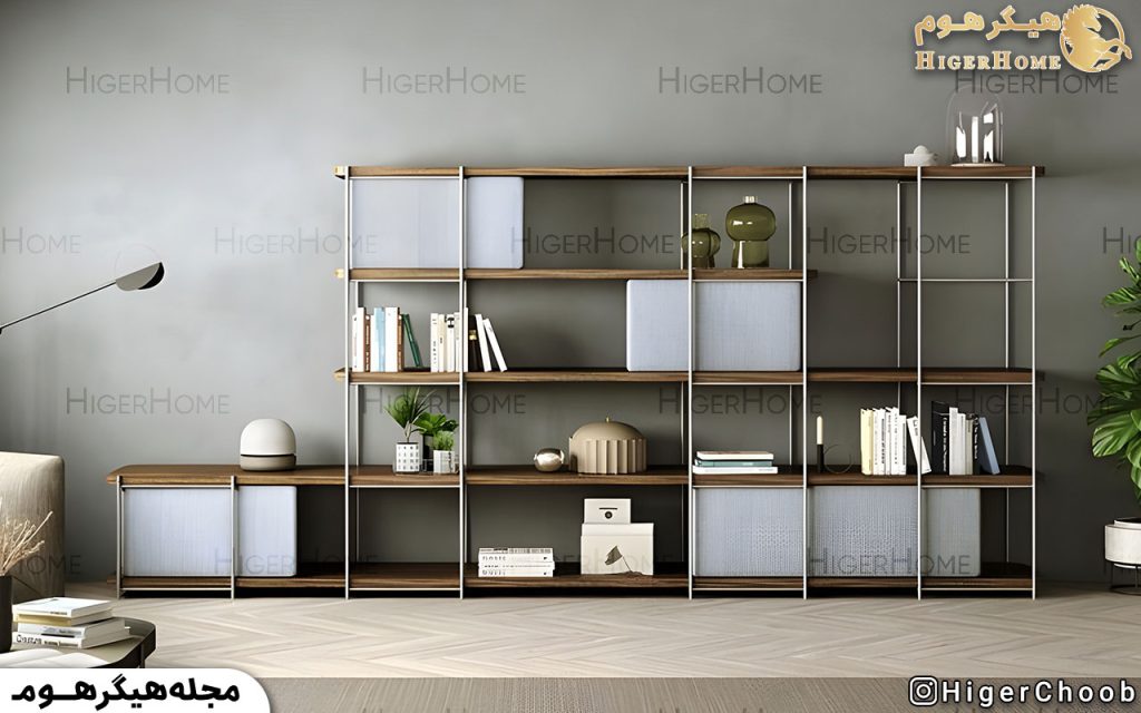 HigerHome.com - ویترین چوبی فلزی