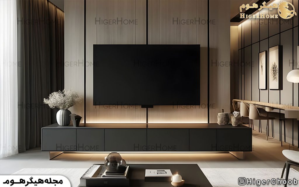 HigerHome.com - میز تلویزیون چوبی جدید