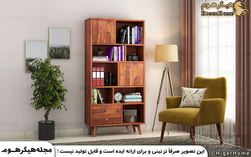 HigerHome.com - ویترین چوبی برای پذیرایی